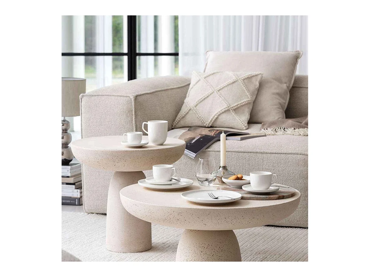 Tasse à espresso avec soucoupe en porcelaine blanc 50 ml, Afina