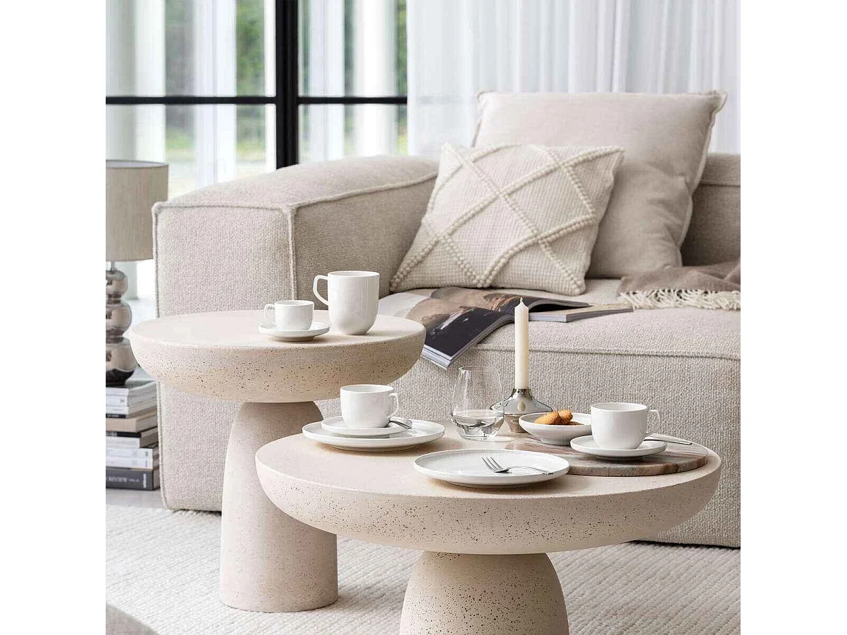 Filiżanka do espresso ze spodkiem z porcelany biała 50 ml, Afina