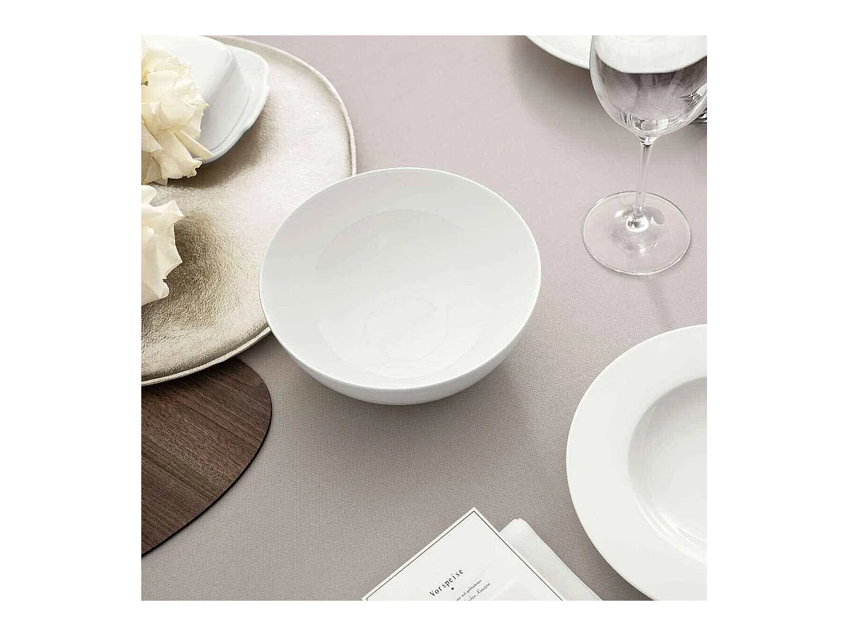 Saladeschaal van porselein wit Ø 23 cm, Royal