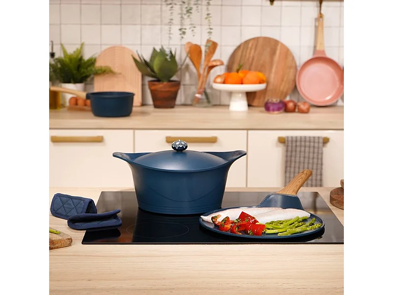 Crêpeplaat van gerecycled metaal bosbes Ø 28 cm