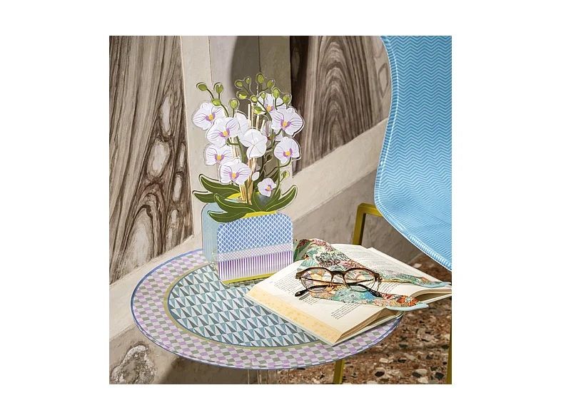 Raumduftspender aus Acrylglas, Orchidea, weiß 200ml, Livinia