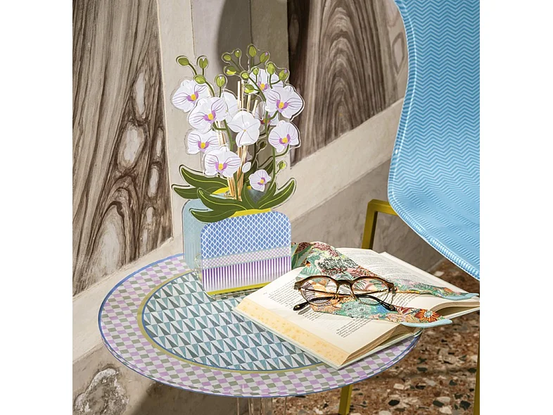 Geurverspreider van acrylglas, Orchidea, wit 200ml, Livinia