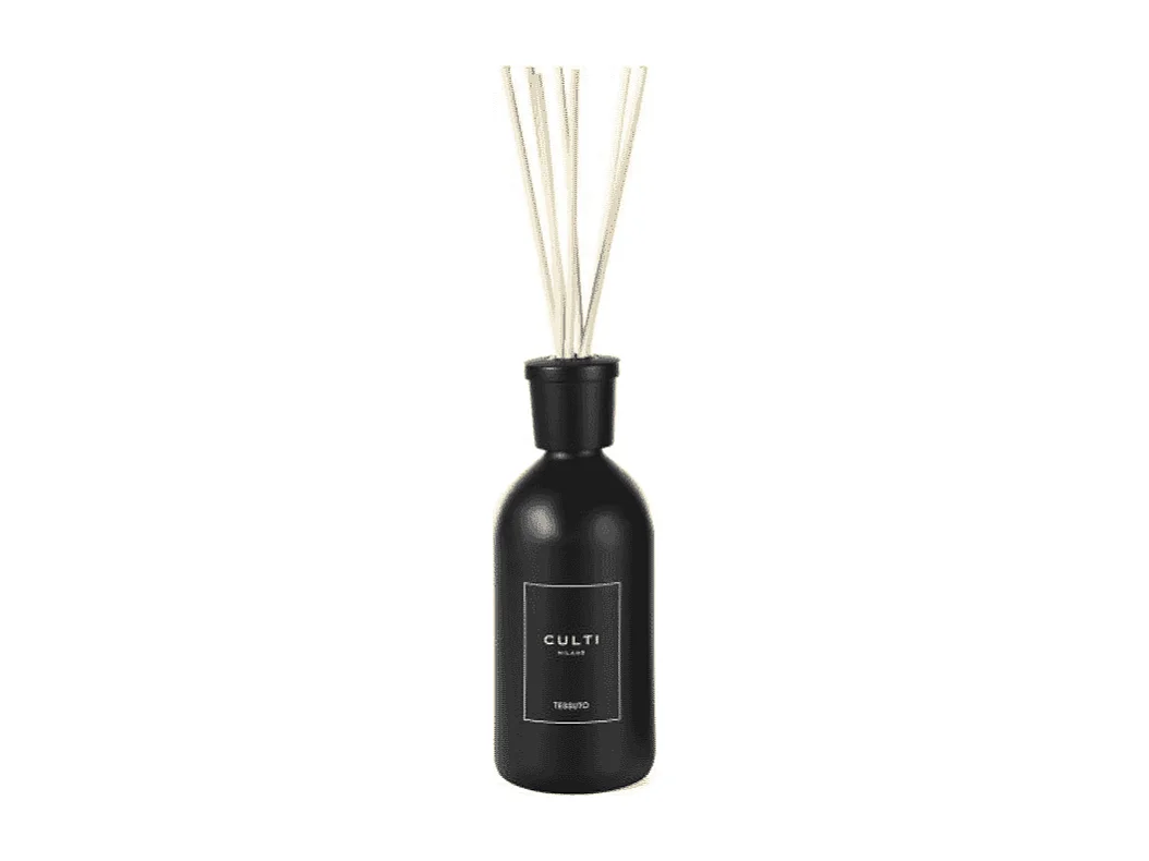 Diffuseur d'ambiance en verre, Tessuto, noir 500 ml