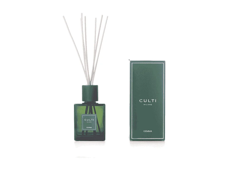 Glazen geurverspreider, Gemma, groen 500 ml