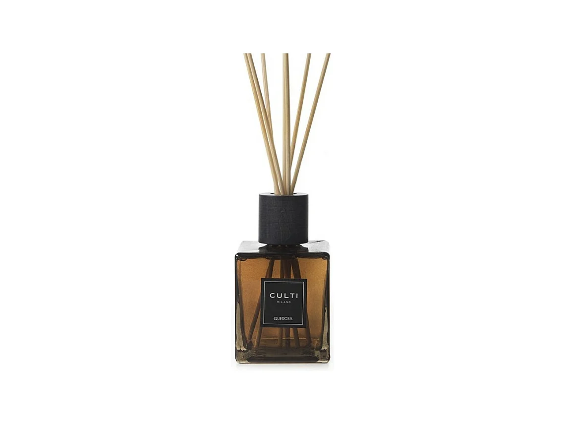 Diffuseur d'ambiance en verre marron, Quercea, 500 ml