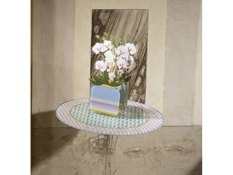 Ambientador de cristal acrílico, Orchidea, blanco 100ml, Livinia