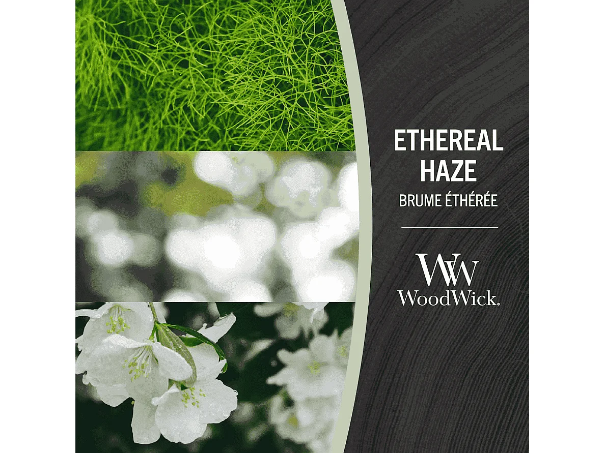 Geurkaars zandloper, Ethereal Haze, groen 609 gr