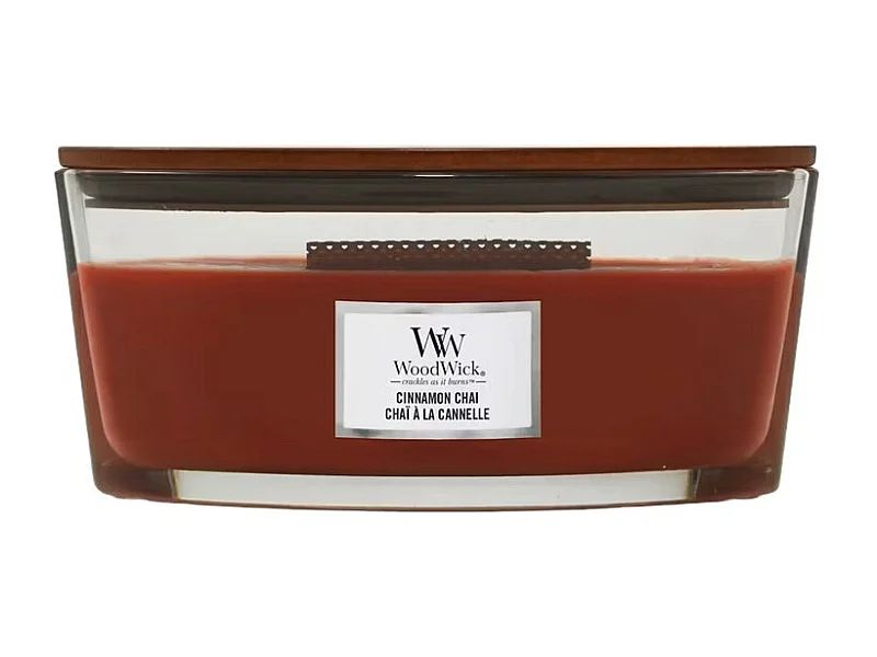 Geurkaars ellips, Cinnamon Chai, rood 453 gr