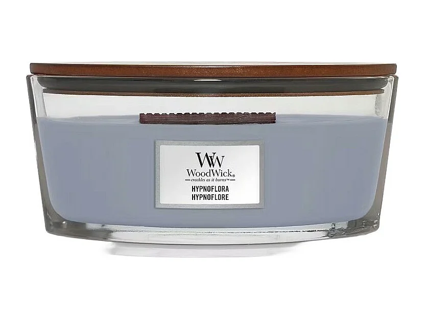 Bougie parfumée ellipse, Hypnoflora, violet 453 gr
