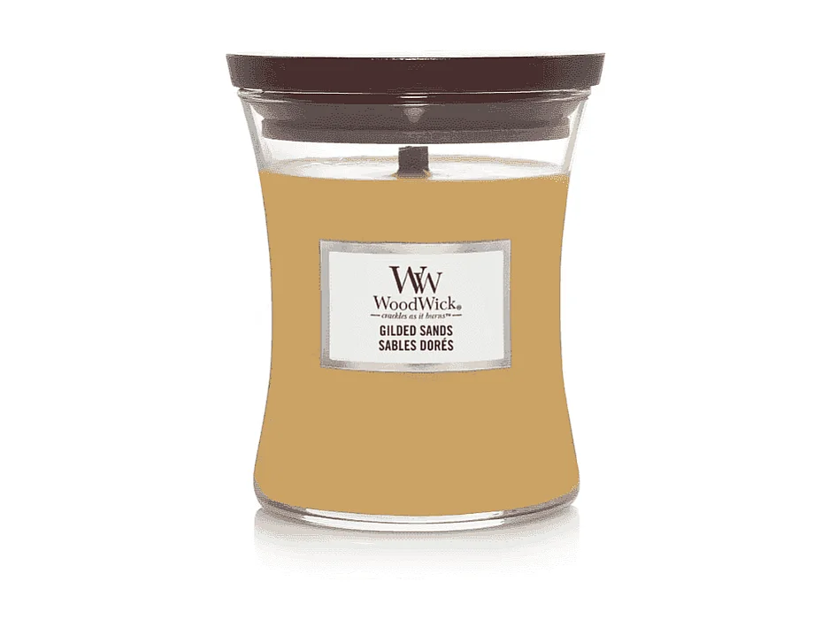 Geurkaars zandloper, Gilded Sands, zandkleur 275 gr