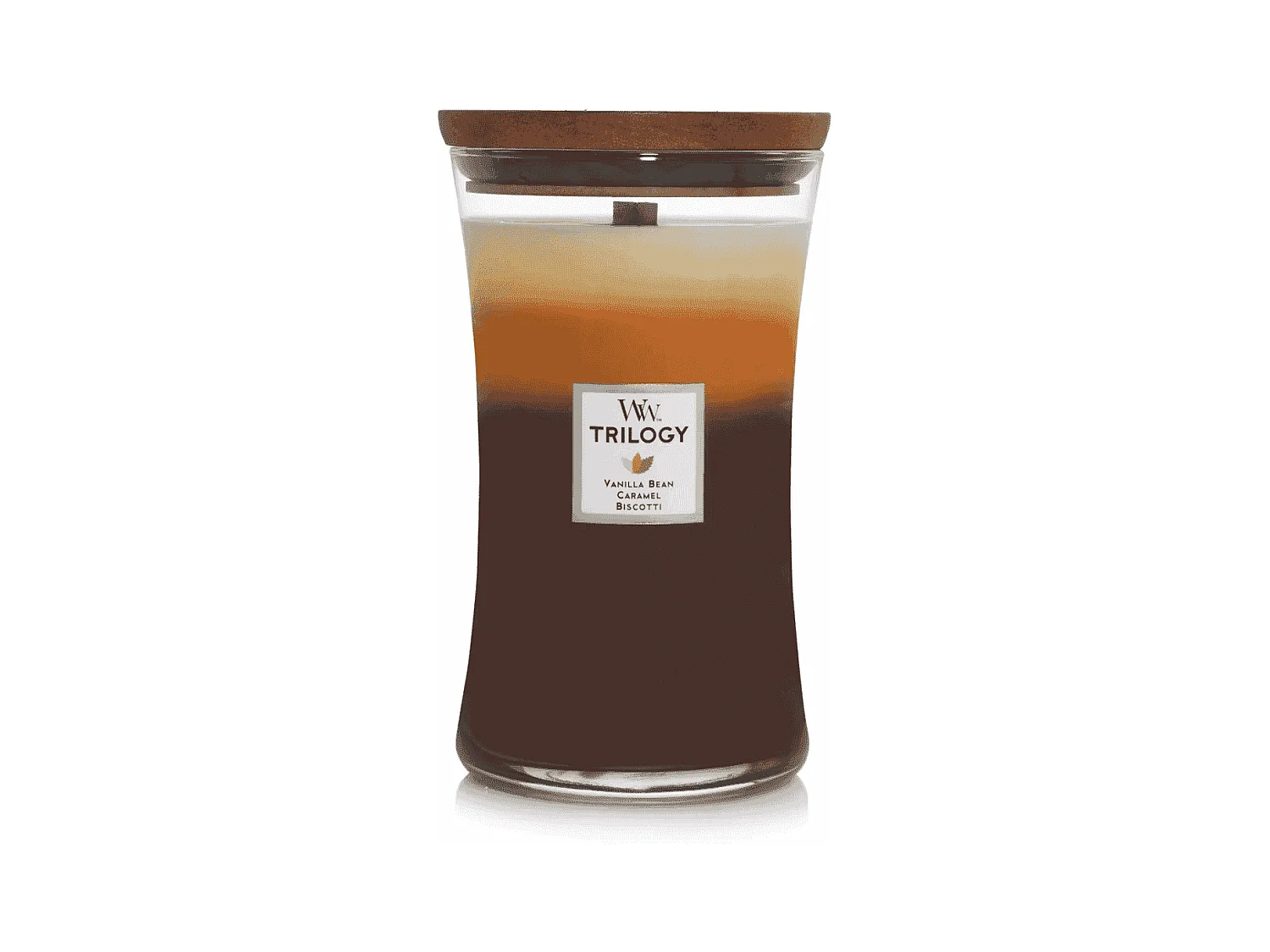 Bougie parfumée sablier, Café Sweets, marron 609 gr