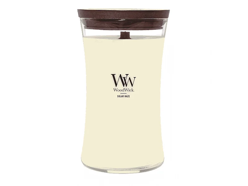 Vela perfumada ampulheta, Solar Haze, amarelo 609 gr