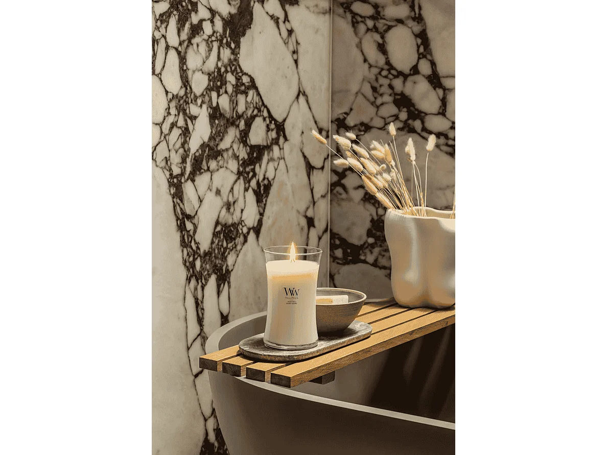 Sanduhr-Duftkerze, Solar Haze, gelb, 609 gr