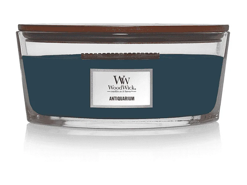 Vela perfumada elipse, Antiquarium, azul 453 gr