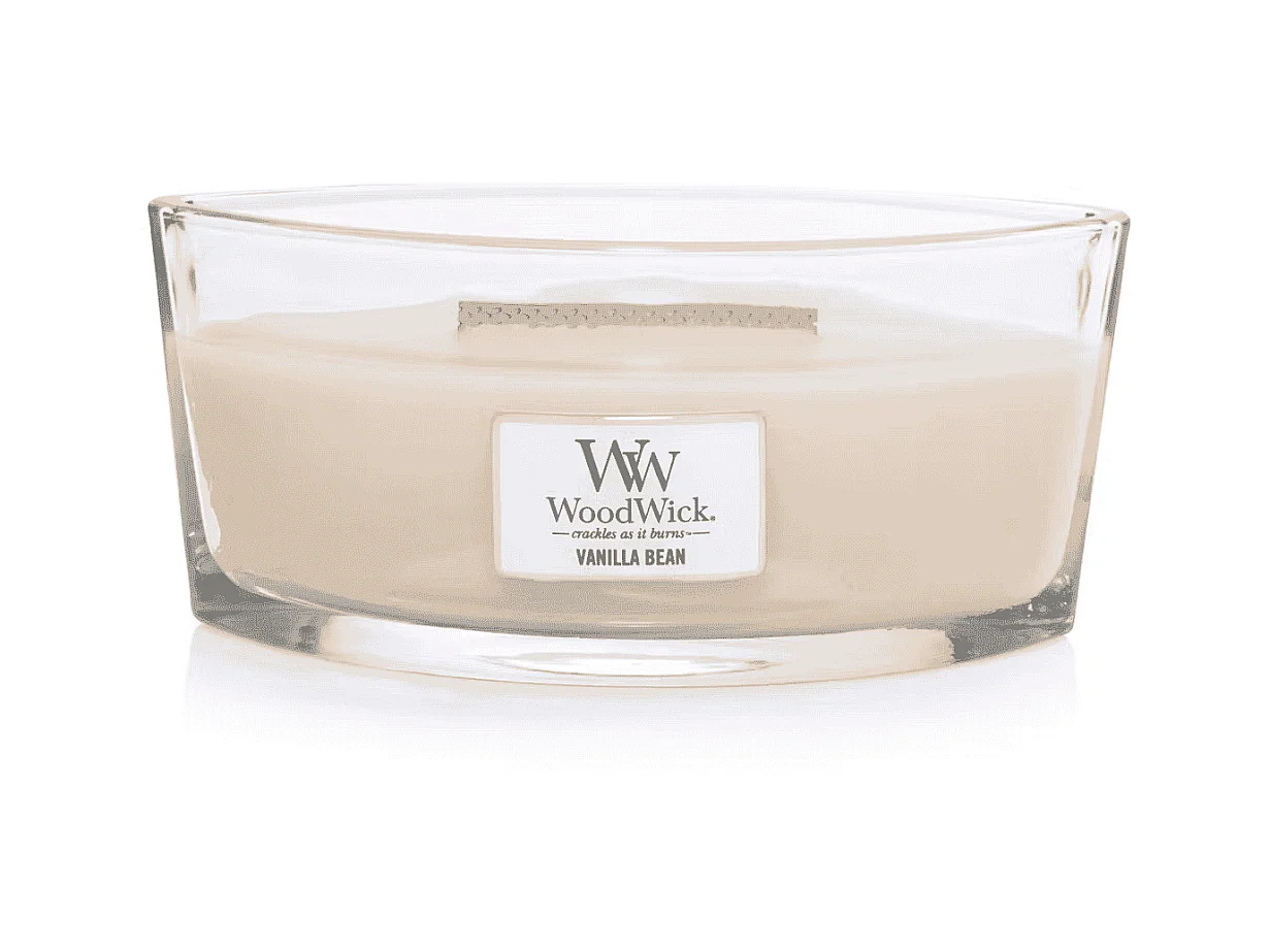 Vela perfumada elipse, Vanilla Bean, bege 453 gr