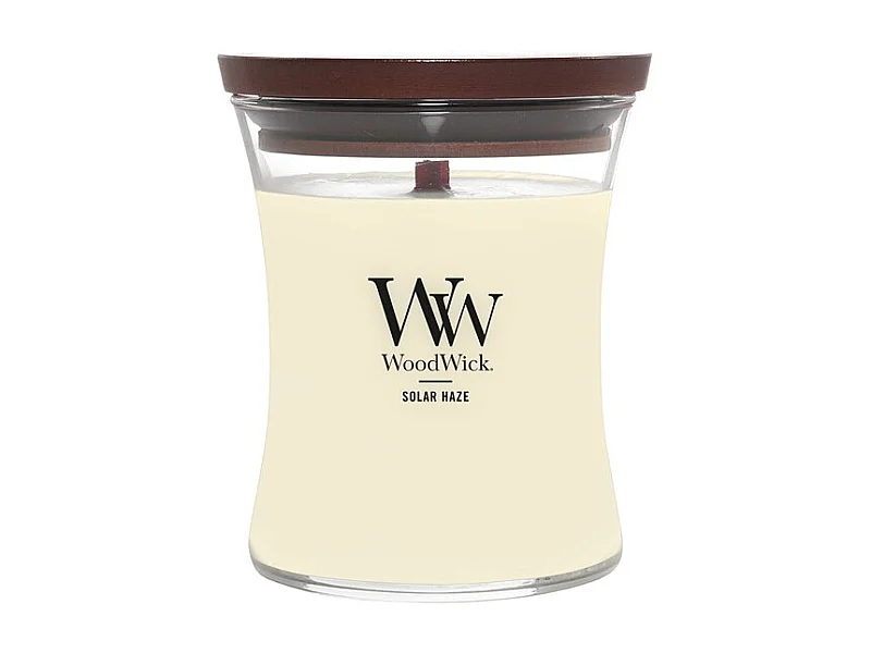 Sanduhr-Duftkerze, Solar Haze, gelb, 275 gr