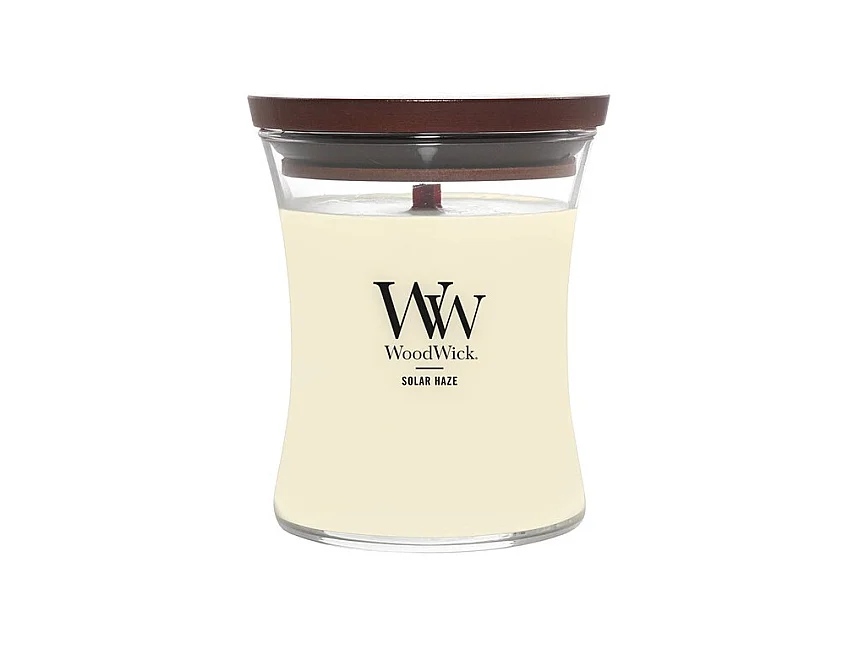 Świeca zapachowa klepsydra, Solar Haze, żółty 275 gr