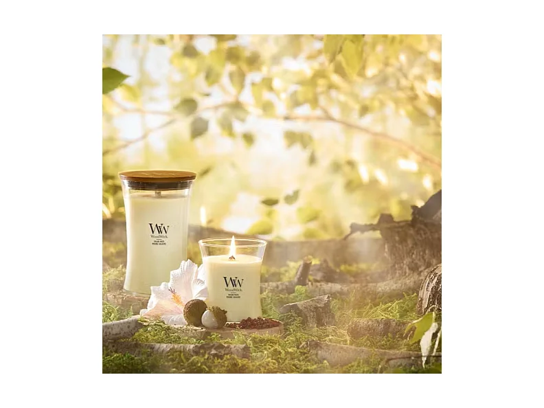 Świeca zapachowa klepsydra, Solar Haze, żółty 275 gr