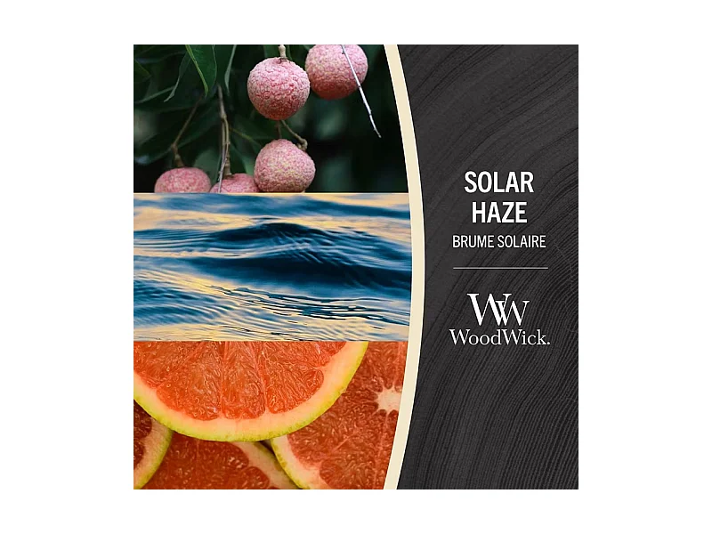 Świeca zapachowa klepsydra, Solar Haze, żółty 275 gr