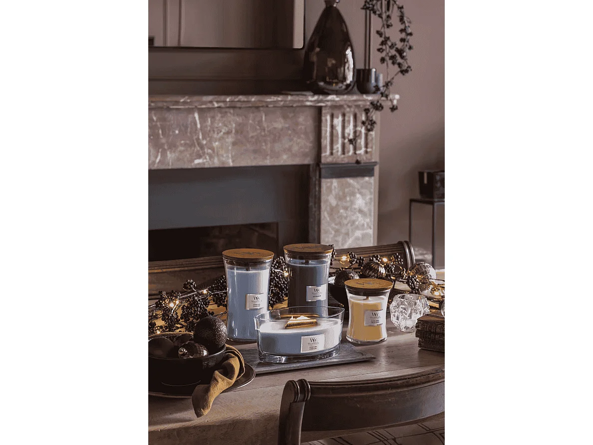 Bougie parfumée sablier, Antiquarium, bleu 609 gr