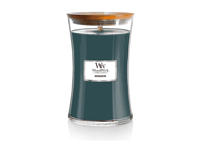 Bougie parfumée sablier, Antiquarium, bleu 609 gr