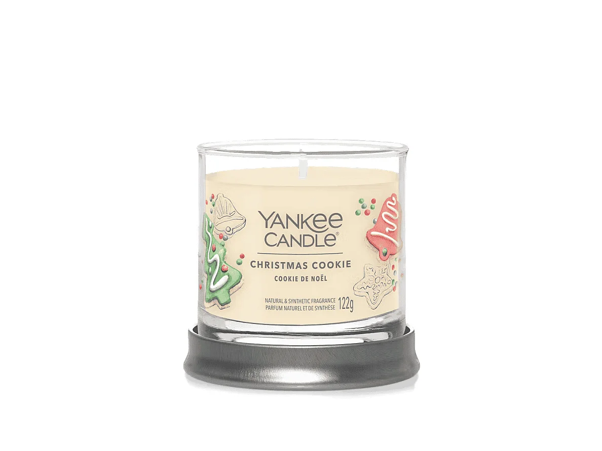 Bougie parfumée en petit pot, Christmas Cookie, beige 122 gr, Signature