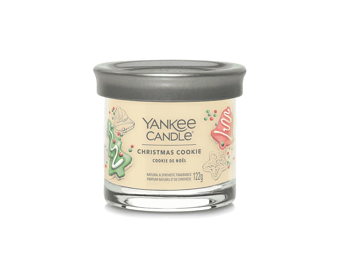 Bougie parfumée en petit pot, Christmas Cookie, beige 122 gr, Signature