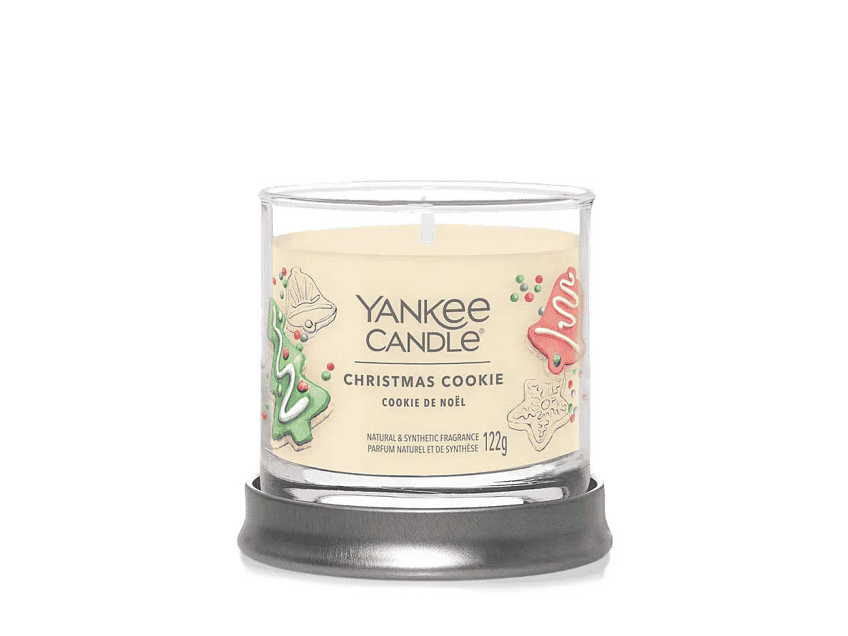 Bougie parfumée en petit pot, Christmas Cookie, beige 122 gr, Signature