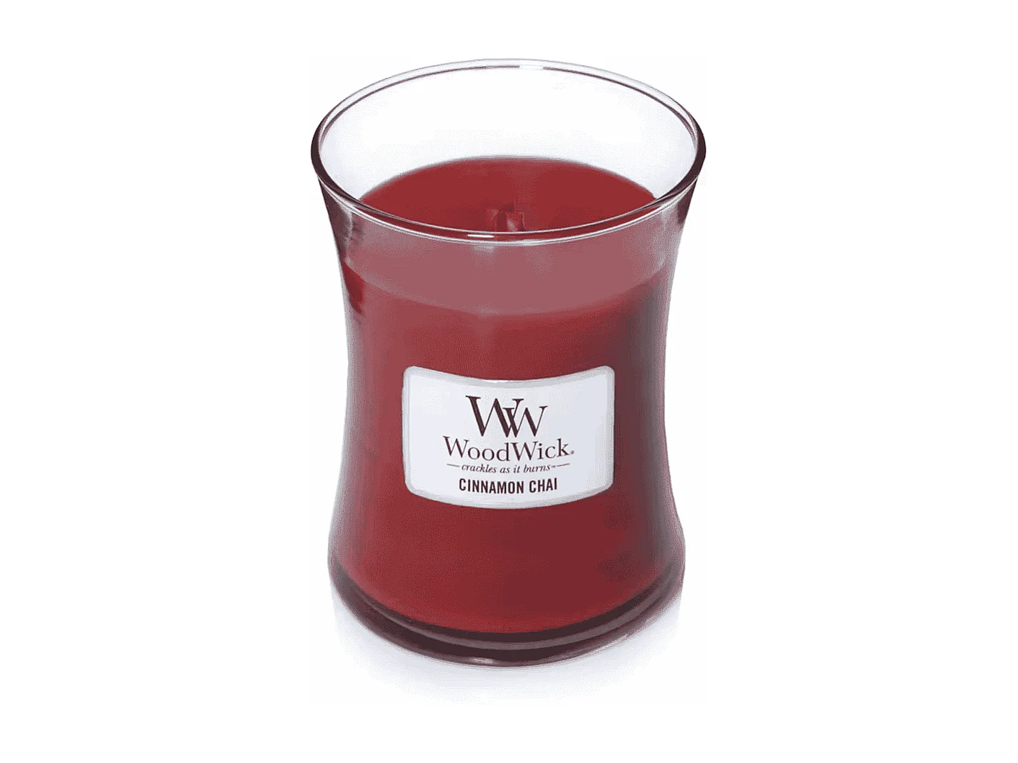 Candela profumata a clessidra, Cinnamon Chai, rosso 275 gr