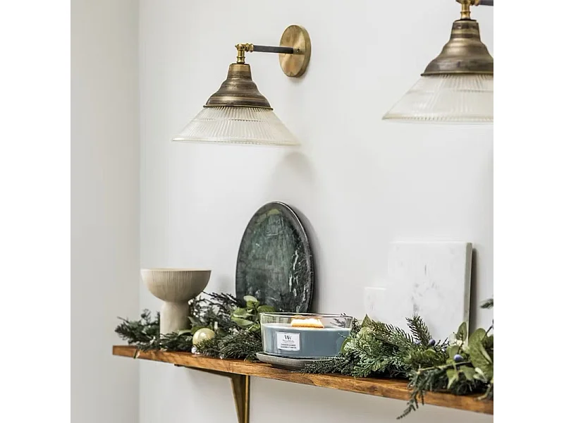 Vela perfumada elipse, Evergreen Cashmere, azul-celeste 453 gr