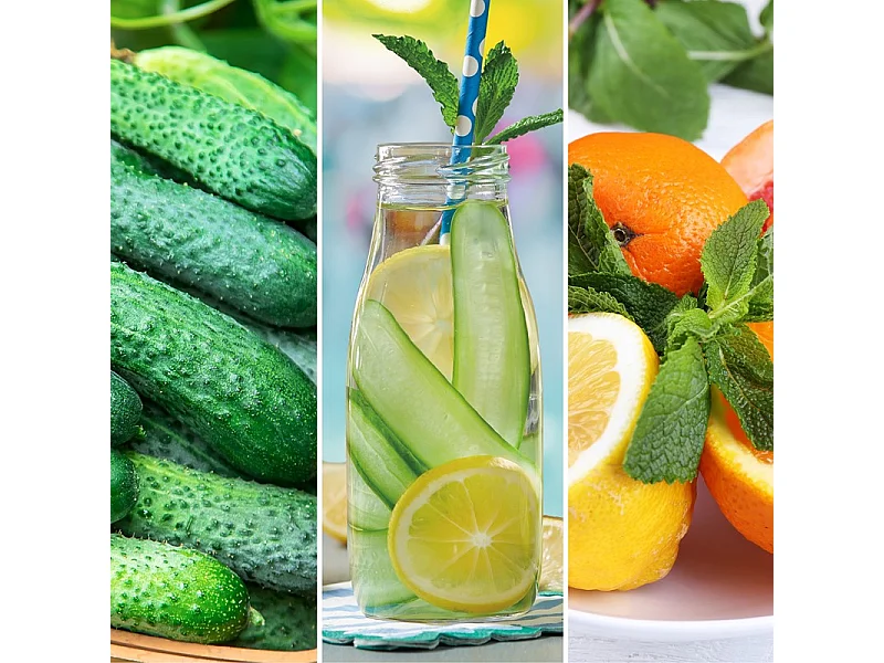 Bougie parfumée en grand pot, Cucumber Mint, vert 567 gr, Signature