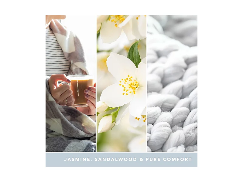 Bougie en pot moyen, A Calm and Quiet Place, azur 368 gr, Signature