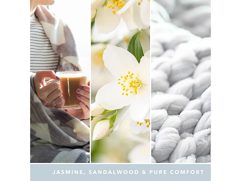 Bougie en pot moyen, A Calm and Quiet Place, azur 368 gr, Signature