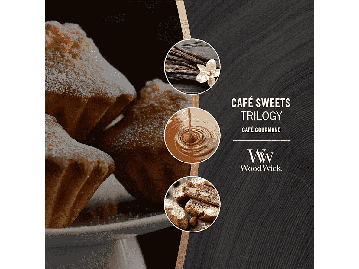 Ellipse-Duftkerze, Café Sweets, braun, 453 gr