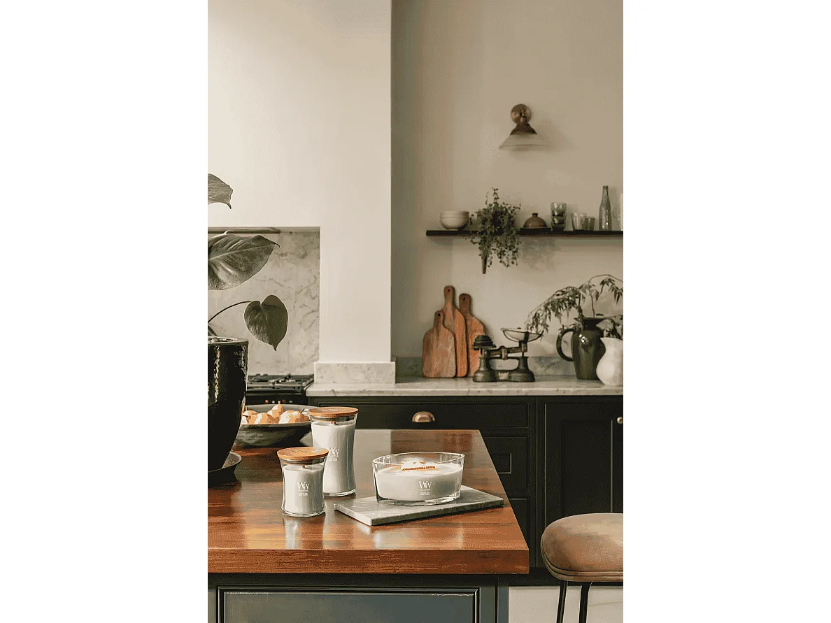 Świeca zapachowa klepsydra, Ethereal Haze, zielony 275 gr