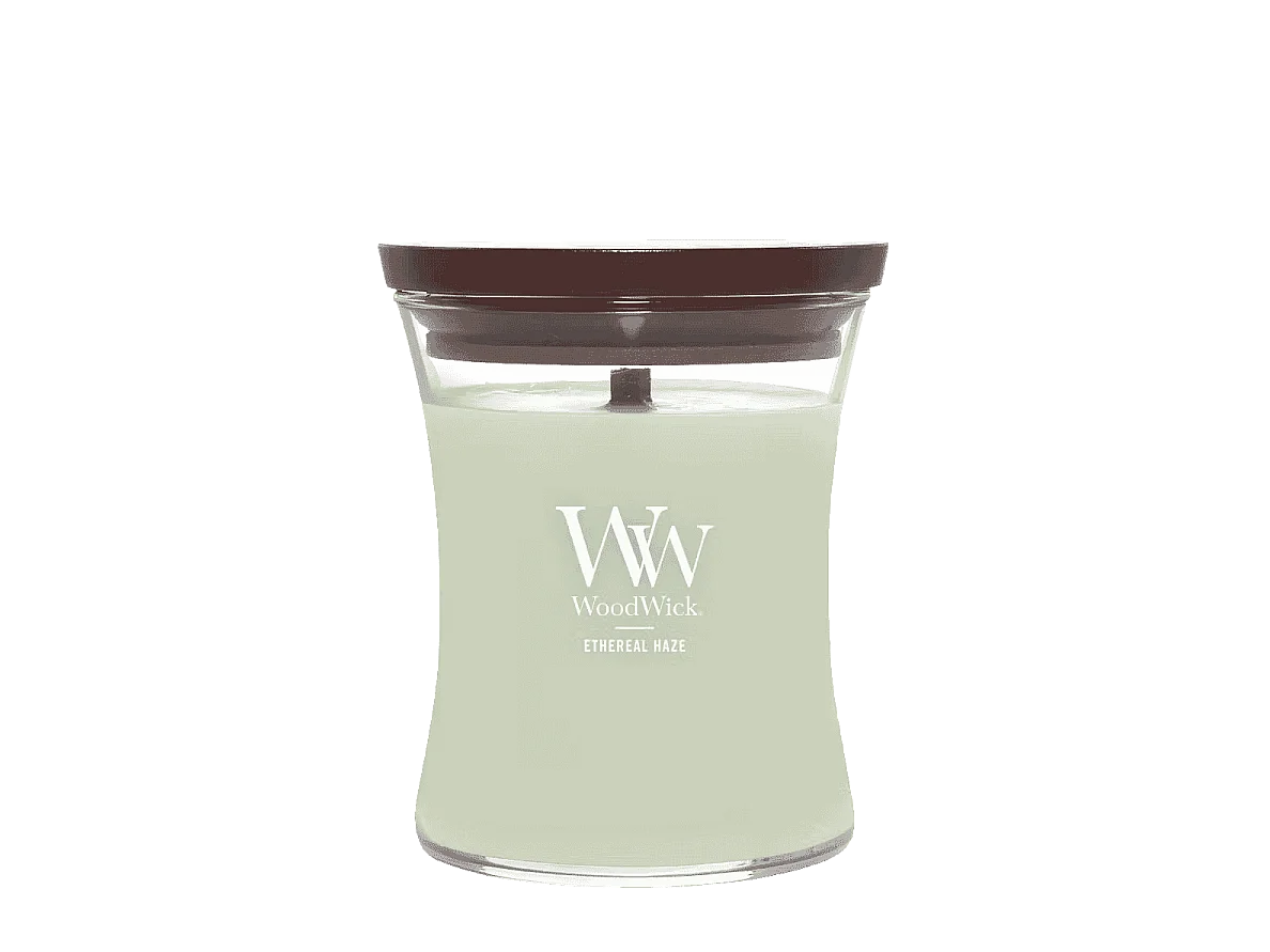 Świeca zapachowa klepsydra, Ethereal Haze, zielony 275 gr