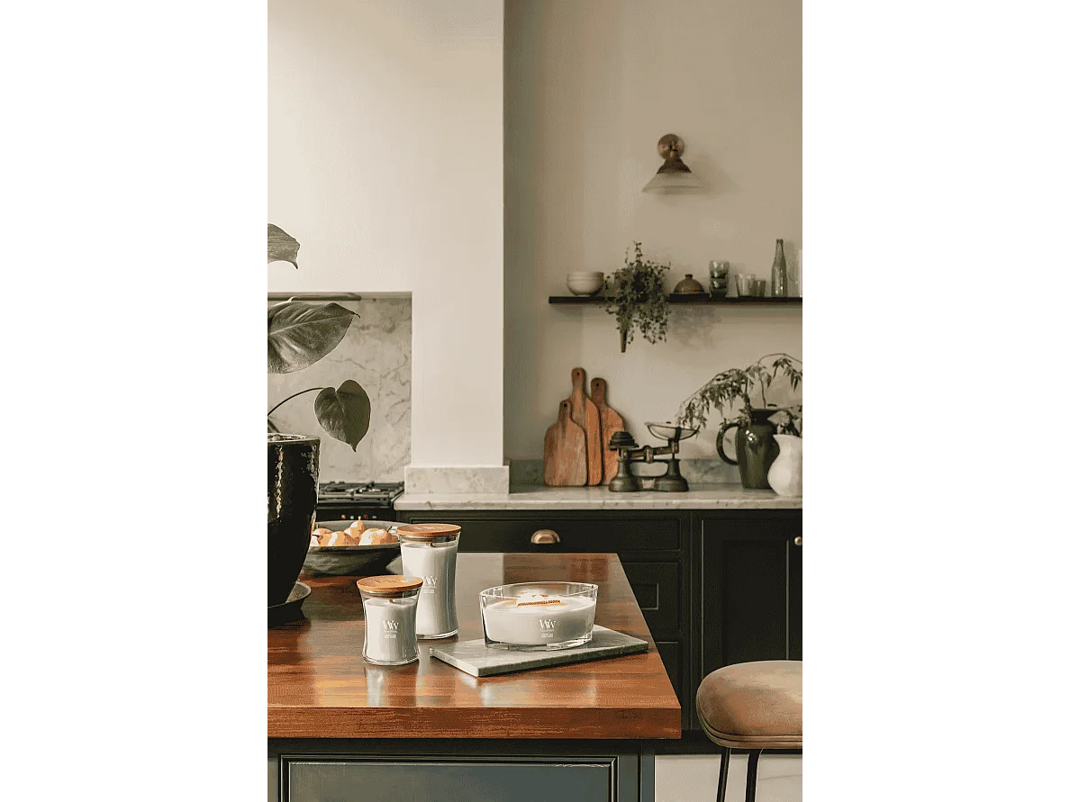 Świeca zapachowa klepsydra, Ethereal Haze, zielony 275 gr