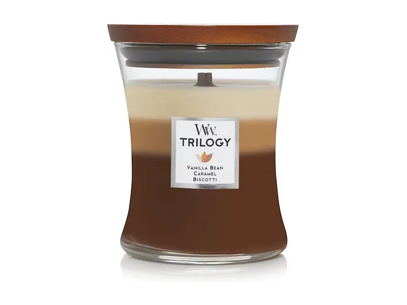 Geurkaars zandloper, Café Sweets, bruin 275 gr