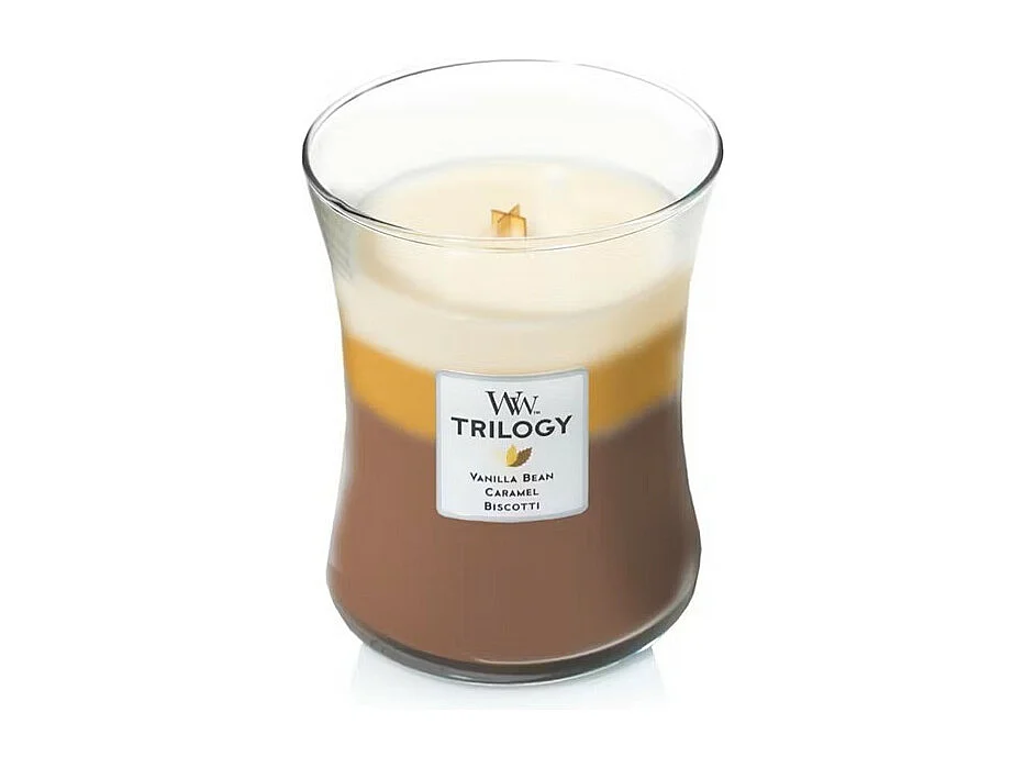 Geurkaars zandloper, Café Sweets, bruin 275 gr