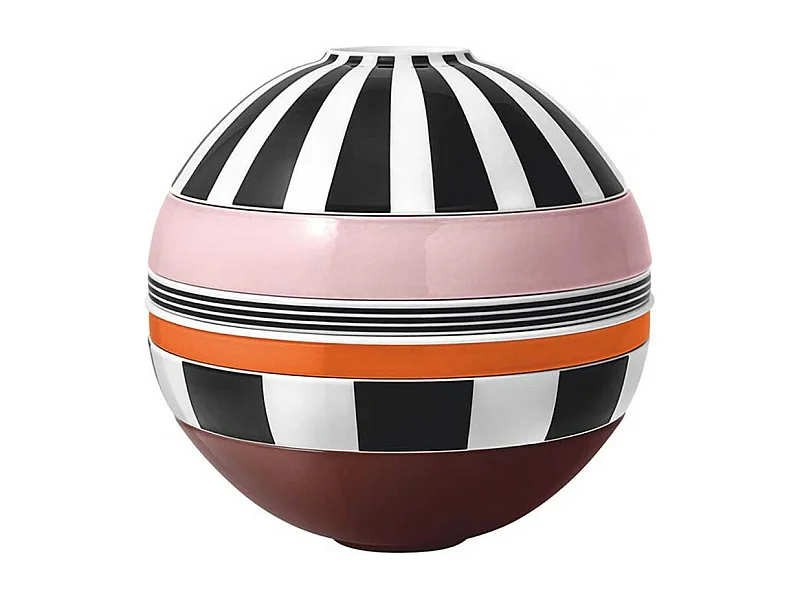 Zestaw talerzy dla 2 osób, 7 elementów, z porcelany Memphis śr. 24 cm, La Boule