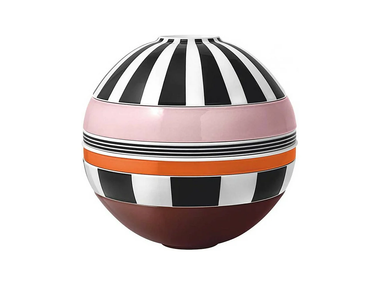 Servies set voor 2 personen, 7-delig, van porselein Memphis Ø 24 cm, La Boule