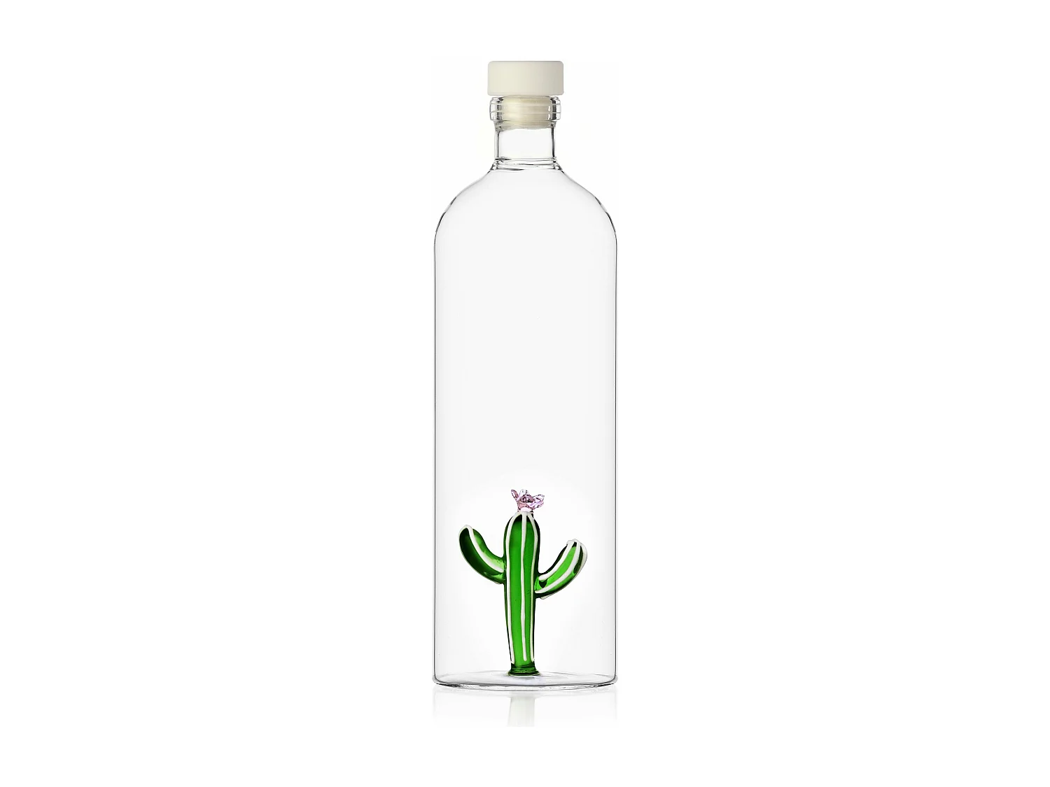 Bottiglia in vetro borosilicato, Cactus, verde 1000 ml, Desert Plants