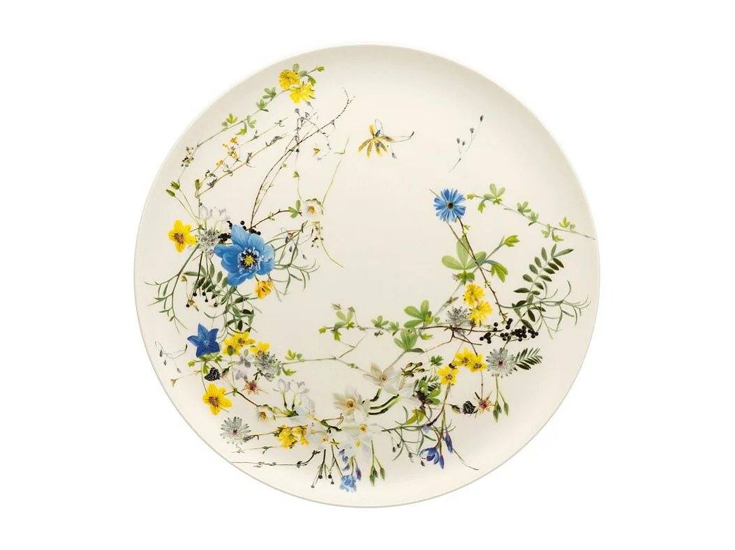 Onderbord van porselein wit/multicolor Ø 32 cm, Brillance