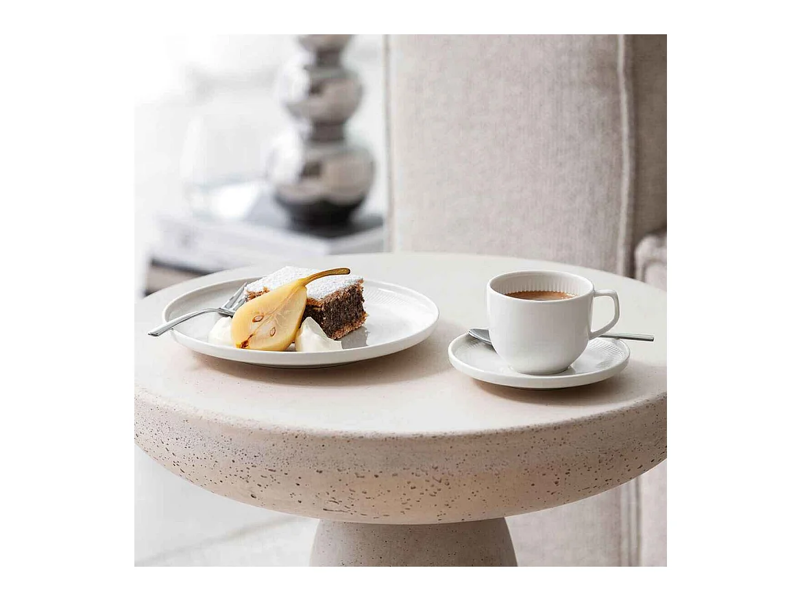 Fruitbord van porselein wit Ø 22 cm, Afina