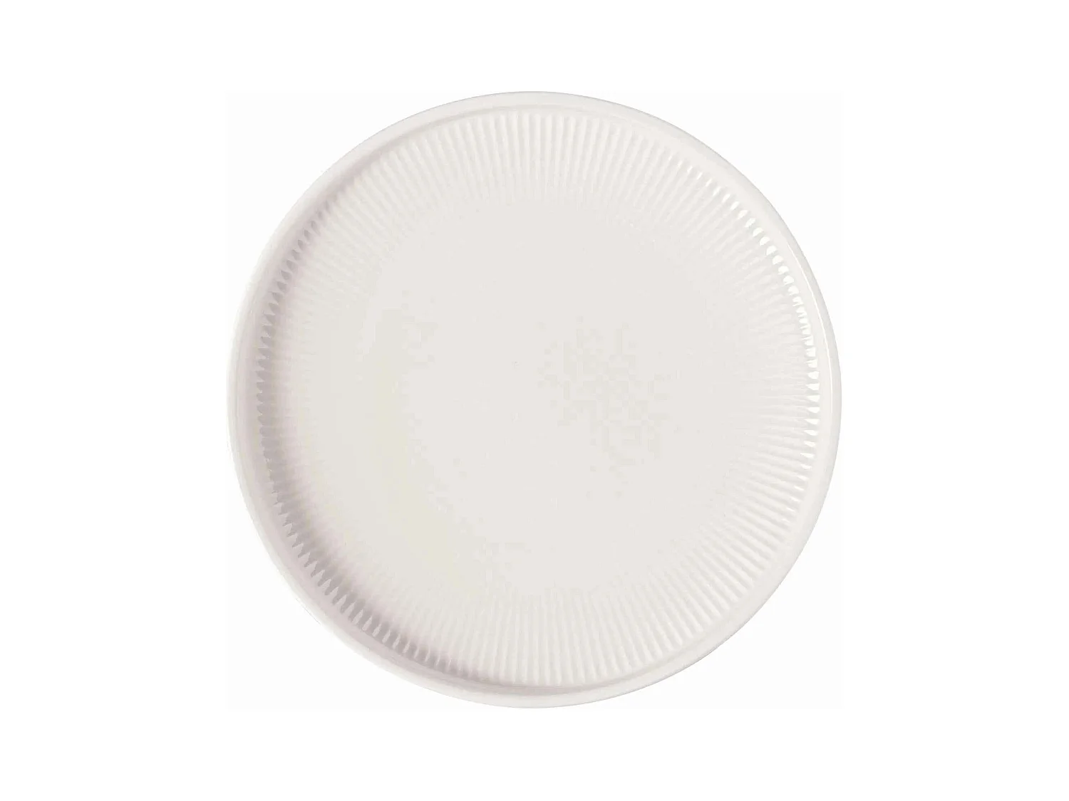 Assiette à fruits en porcelaine blanc D22 cm, Afina
