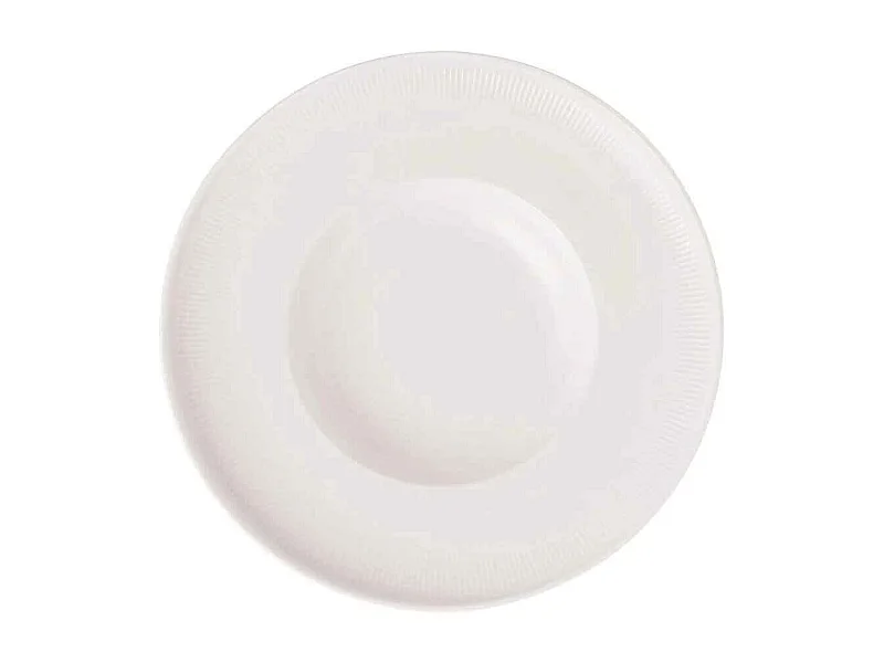 Talerz głęboki z porcelany biała śr. 29 cm, Afina
