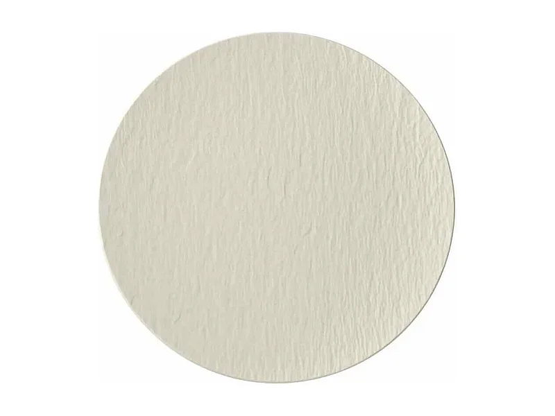 Assiette universelle en porcelaine blanc D25.5 cm, Manufacture Rock