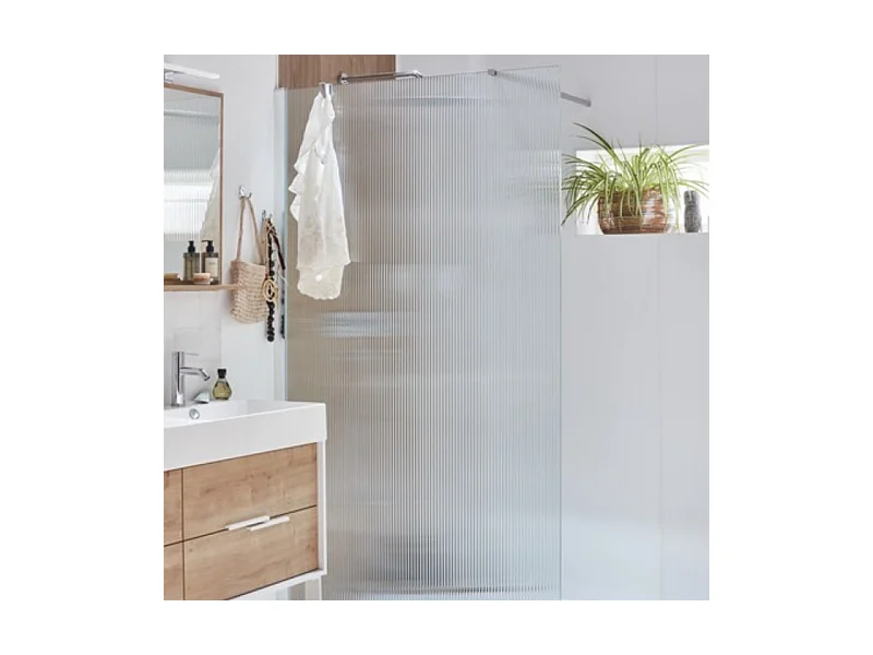 Paroi de douche JACOB DELAFON Contra flute 120cm + kit profilé Chromé