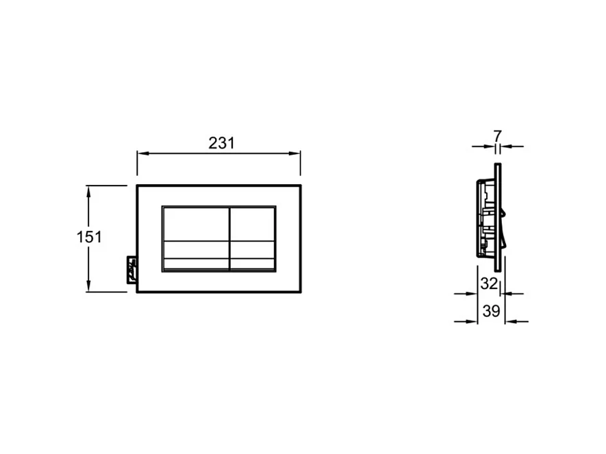 Pack WC suspendu sans bride JACOB DELAFON Bastille + bâti support