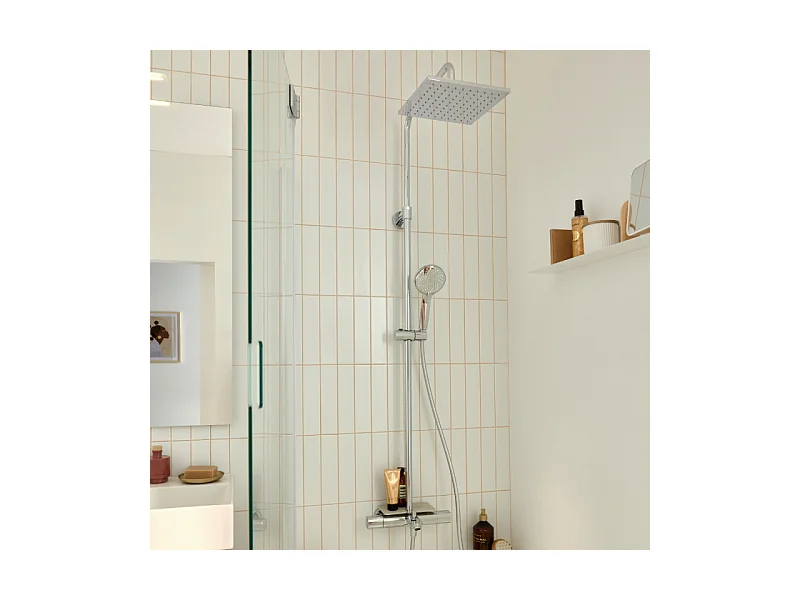 Colonne bain douche thermotastique JACOB DELAFON July+ chromé